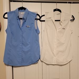 Columbia PFG sleeveless tops (price for both). Small.